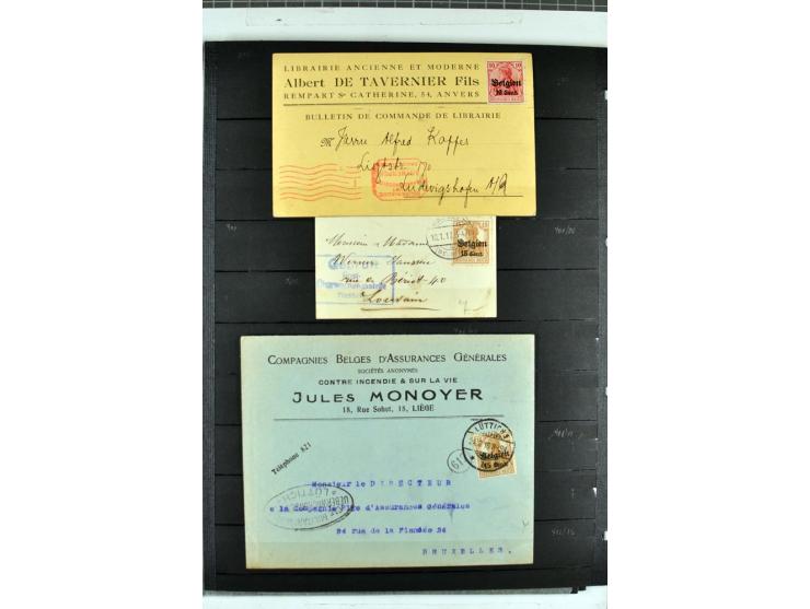 1914/1918, umfangreicher, oft postfrischer und gestempelter Bestand aller Gebiete mit etlichen besseren und kpl. Ausgaben, Fa