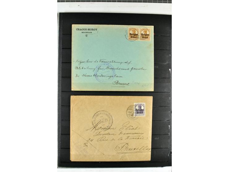 1914/1918, umfangreicher, oft postfrischer und gestempelter Bestand aller Gebiete mit etlichen besseren und kpl. Ausgaben, Fa