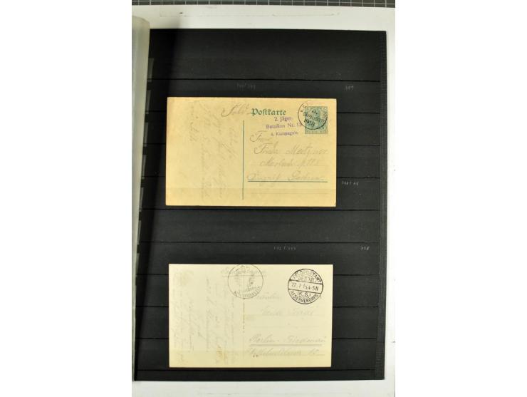 1914/1918, umfangreicher, oft postfrischer und gestempelter Bestand aller Gebiete mit etlichen besseren und kpl. Ausgaben, Fa