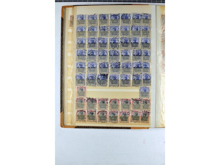 1914/1918, umfangreicher, oft postfrischer und gestempelter Bestand aller Gebiete mit etlichen besseren und kpl. Ausgaben, Fa