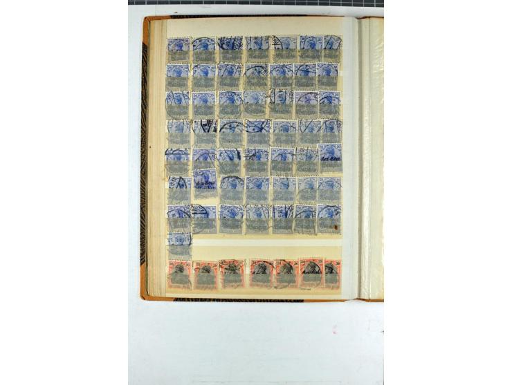 1914/1918, umfangreicher, oft postfrischer und gestempelter Bestand aller Gebiete mit etlichen besseren und kpl. Ausgaben, Fa