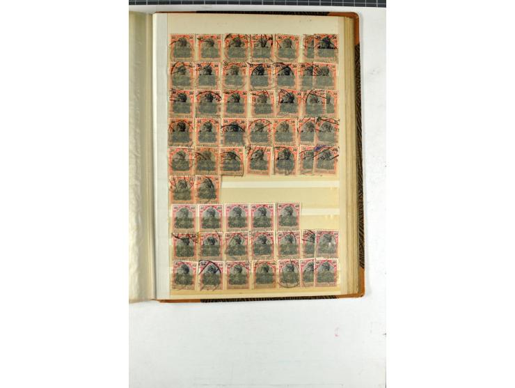 1914/1918, umfangreicher, oft postfrischer und gestempelter Bestand aller Gebiete mit etlichen besseren und kpl. Ausgaben, Fa