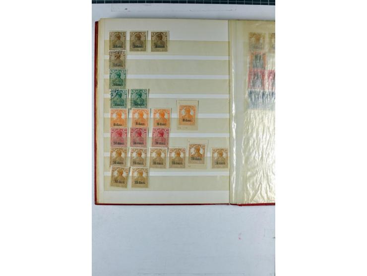 1914/1918, umfangreicher, oft postfrischer und gestempelter Bestand aller Gebiete mit etlichen besseren und kpl. Ausgaben, Fa