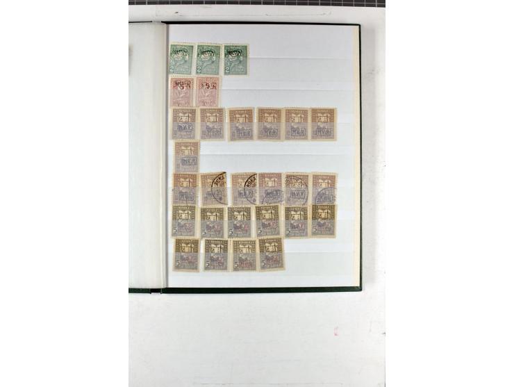 1914/1918, umfangreicher, oft postfrischer und gestempelter Bestand aller Gebiete mit etlichen besseren und kpl. Ausgaben, Fa