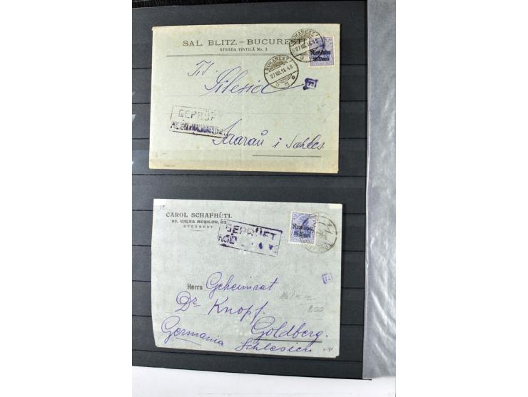 1914/1918, umfangreicher, oft postfrischer und gestempelter Bestand aller Gebiete mit etlichen besseren und kpl. Ausgaben, Fa
