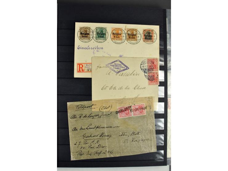 1914/18, sehr schön spezialisierte ungebrauchte/postfrische und gestempelte Sammlung mit etlichen Farbvarianten, Ur- und Aufd