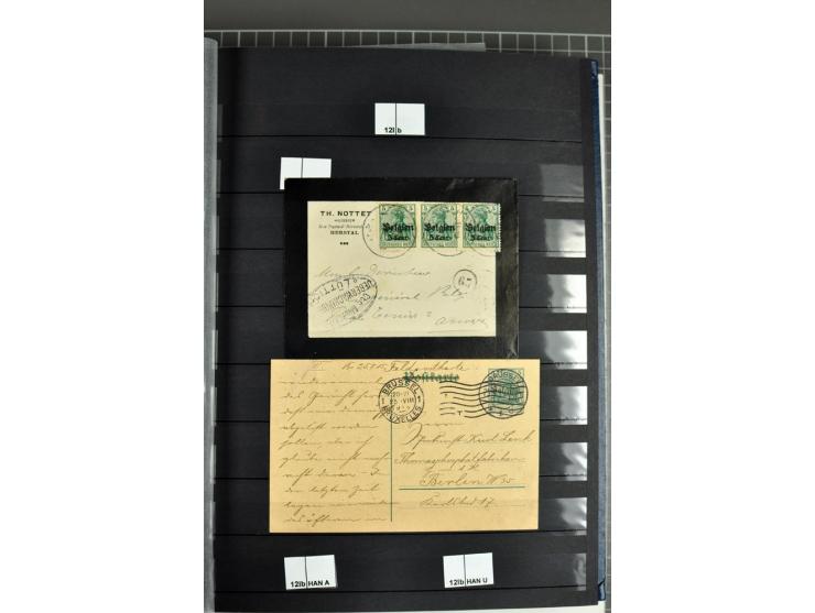 1914/18, sehr schön spezialisierte ungebrauchte/postfrische und gestempelte Sammlung mit etlichen Farbvarianten, Ur- und Aufd