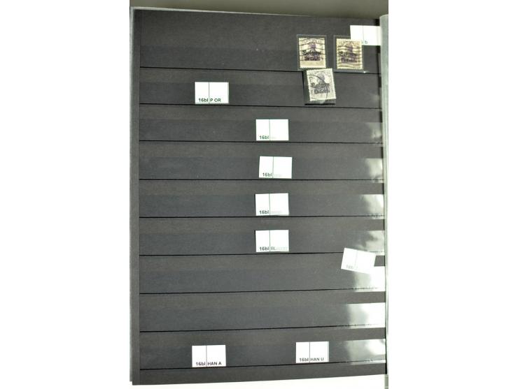 1914/18, sehr schön spezialisierte ungebrauchte/postfrische und gestempelte Sammlung mit etlichen Farbvarianten, Ur- und Aufd