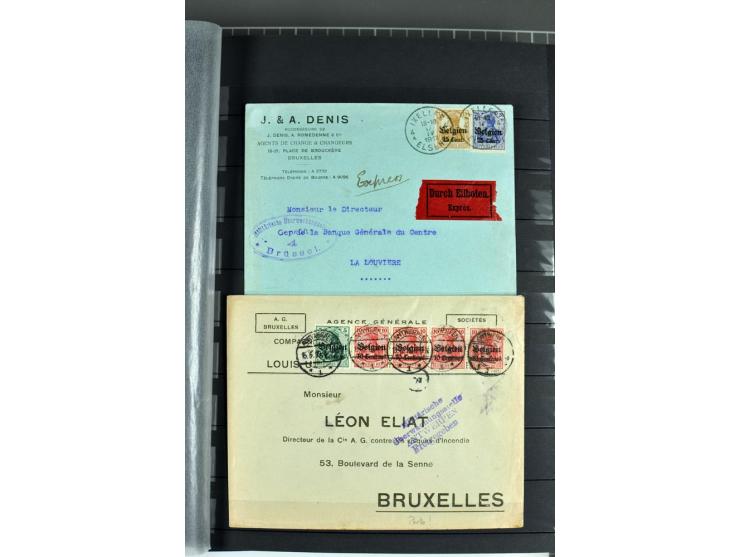 1914/18, sehr schön spezialisierte ungebrauchte/postfrische und gestempelte Sammlung mit etlichen Farbvarianten, Ur- und Aufd