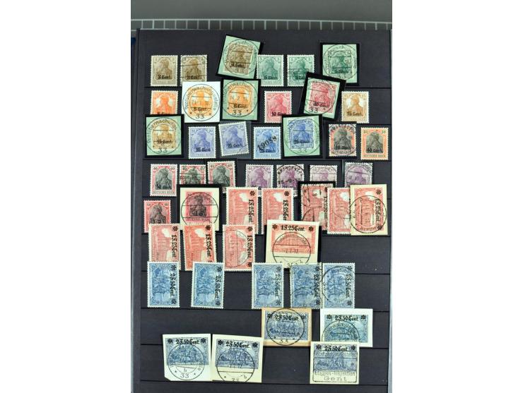 1914/18, sehr schön spezialisierte ungebrauchte/postfrische und gestempelte Sammlung mit etlichen Farbvarianten, Ur- und Aufd