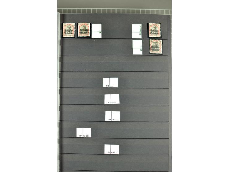 1914/18, sehr schön spezialisierte ungebrauchte/postfrische und gestempelte Sammlung mit etlichen Farbvarianten, Ur- und Aufd