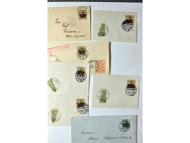 Stadtpost Warschau: 1915/16, über 230 Briefe und Karten nach Warschau, alle mit Marken bzw. Portostempeln der Stadtpost, dabe