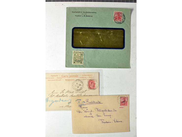 Stadtpost Warschau: 1915/16, über 230 Briefe und Karten nach Warschau, alle mit Marken bzw. Portostempeln der Stadtpost, dabe