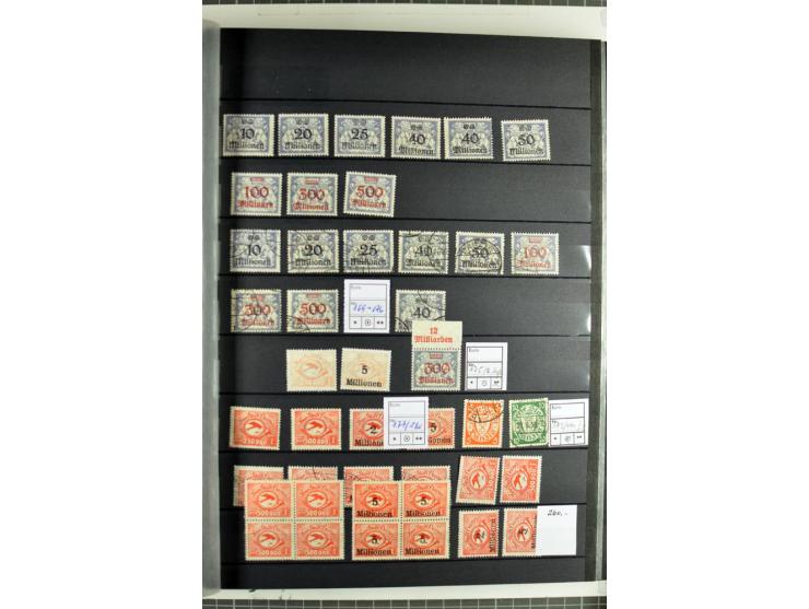 1920/1939, meist postfrische und gestempelte Sammlung inkl. Dienst- und Portomarken sowie Port Gdansk im Steckbuch, dabei vie
