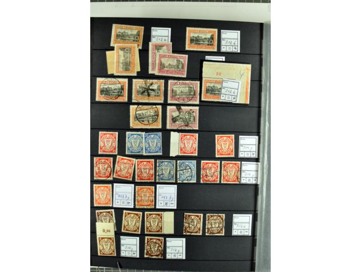 1920/1939, meist postfrische und gestempelte Sammlung inkl. Dienst- und Portomarken sowie Port Gdansk im Steckbuch, dabei vie