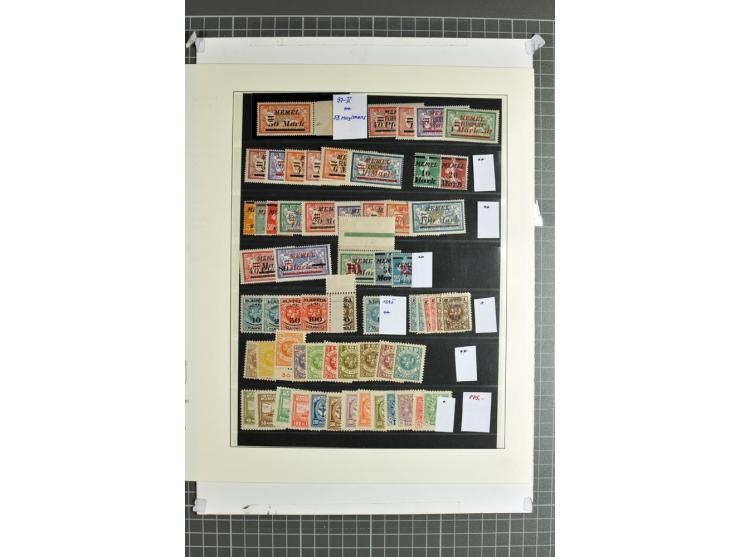 1920/1923, hochwertige, bis auf Mi.-Nr. 129-34 in den Hauptnummern überkomplette, meist postfrische Sammlung mit einigen Aufd