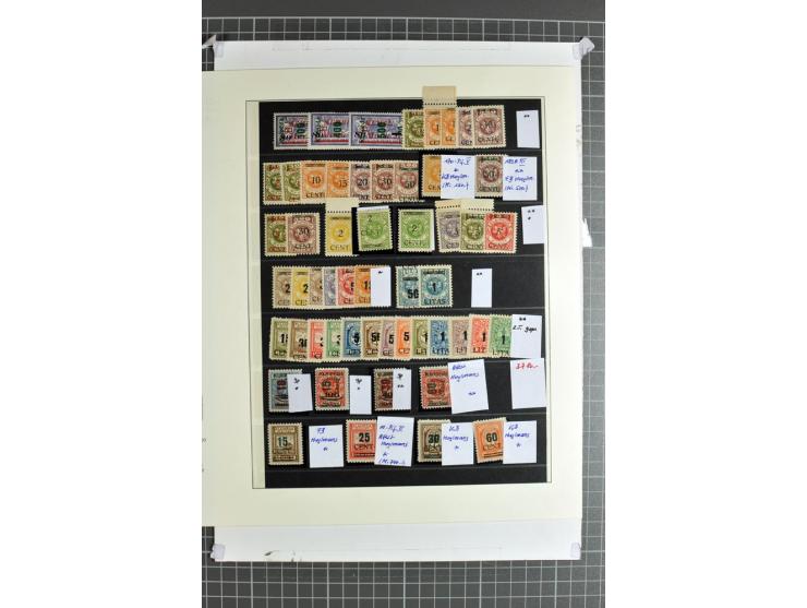 1920/1923, hochwertige, bis auf Mi.-Nr. 129-34 in den Hauptnummern überkomplette, meist postfrische Sammlung mit einigen Aufd