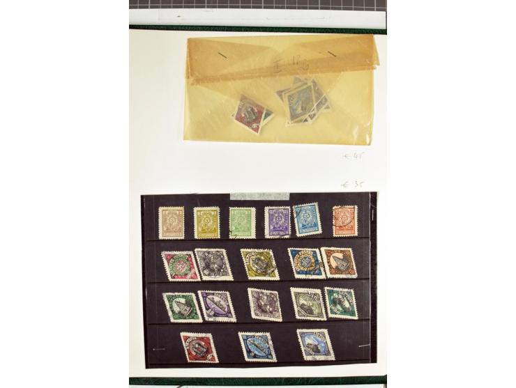 1923, umfangreiche ungebrauchte/postfrische und gestempelte Sammlung mit vielen besseren Werten dabei u.a. Mi.-Nr. 189(3), 19
