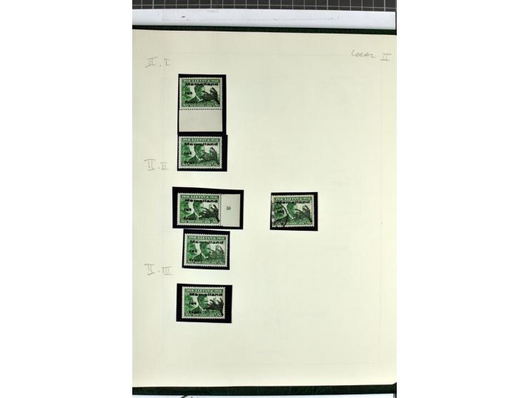 1923, umfangreiche ungebrauchte/postfrische und gestempelte Sammlung mit vielen besseren Werten dabei u.a. Mi.-Nr. 189(3), 19