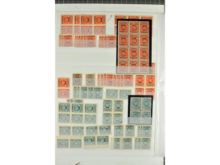 1923, umfangreiche ungebrauchte/postfrische und gestempelte Sammlung mit vielen besseren Werten dabei u.a. Mi.-Nr. 189(3), 19