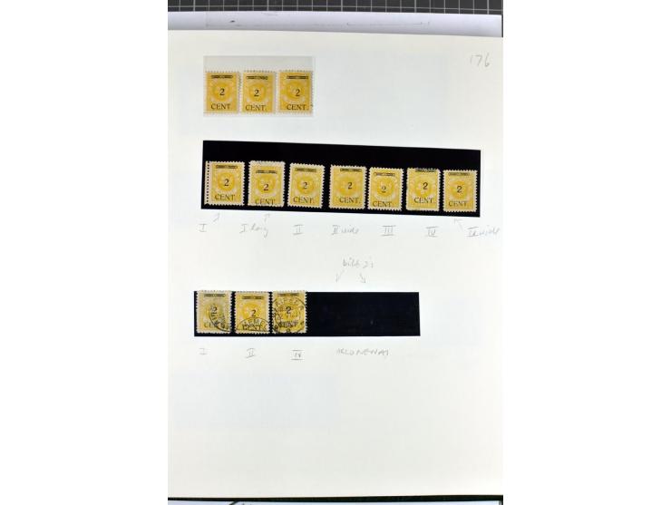 1923, umfangreiche ungebrauchte/postfrische und gestempelte Sammlung mit vielen besseren Werten dabei u.a. Mi.-Nr. 189(3), 19