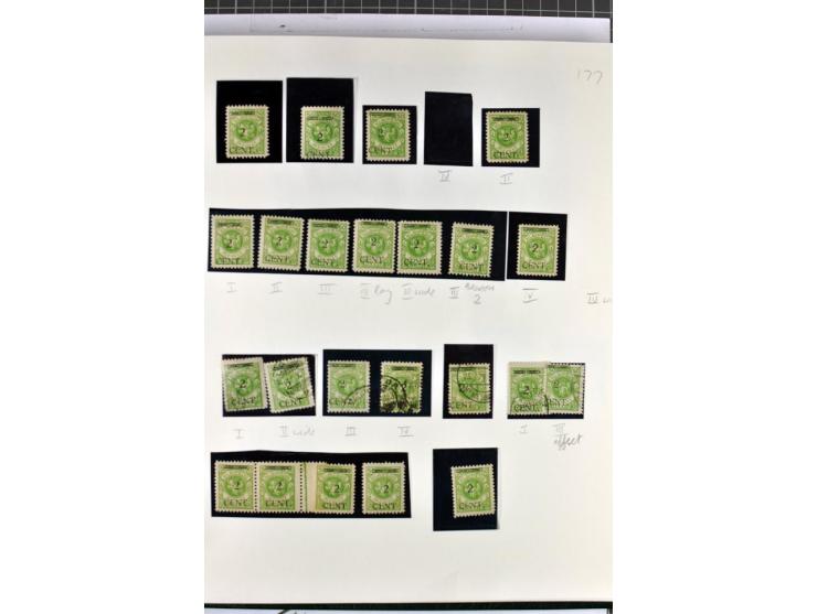1923, umfangreiche ungebrauchte/postfrische und gestempelte Sammlung mit vielen besseren Werten dabei u.a. Mi.-Nr. 189(3), 19