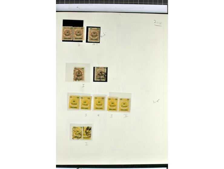 1923, umfangreiche ungebrauchte/postfrische und gestempelte Sammlung mit vielen besseren Werten dabei u.a. Mi.-Nr. 189(3), 19