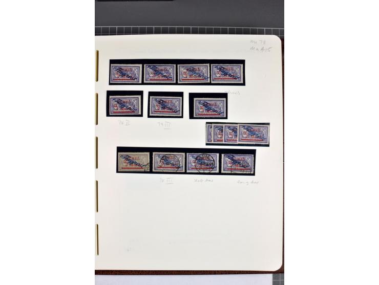 1920/22, umfangreiche ungebrauchte/postfrische und gestempelte Sammlung ab Germania mit u.a. Mi.-Nr. 10(4),11(5), 12(5) und 1