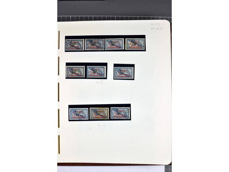 1920/22, umfangreiche ungebrauchte/postfrische und gestempelte Sammlung ab Germania mit u.a. Mi.-Nr. 10(4),11(5), 12(5) und 1