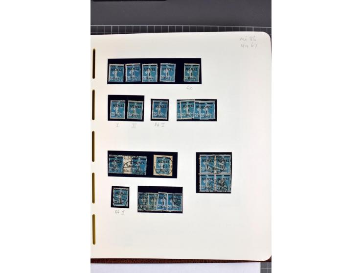 1920/22, umfangreiche ungebrauchte/postfrische und gestempelte Sammlung ab Germania mit u.a. Mi.-Nr. 10(4),11(5), 12(5) und 1