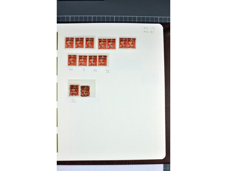 1920/22, umfangreiche ungebrauchte/postfrische und gestempelte Sammlung ab Germania mit u.a. Mi.-Nr. 10(4),11(5), 12(5) und 1