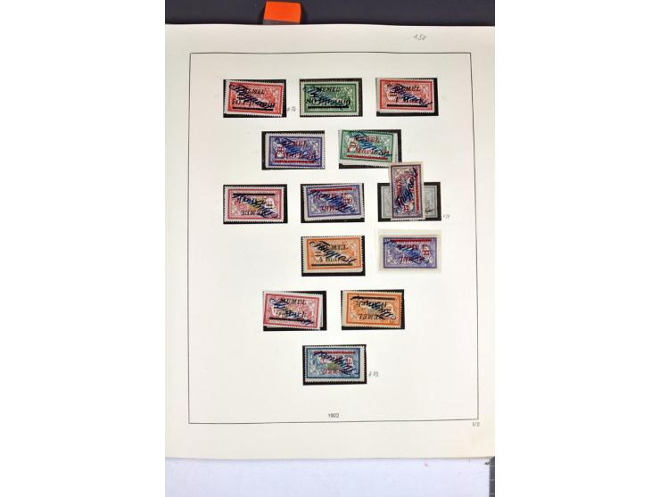1920/22, umfangreiche ungebrauchte/postfrische und gestempelte Sammlung ab Germania mit u.a. Mi.-Nr. 10(4),11(5), 12(5) und 1