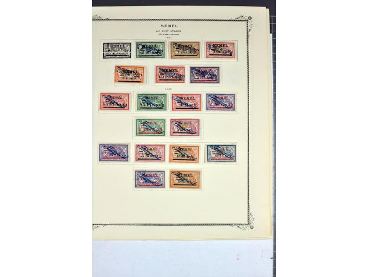 1920/22, umfangreiche ungebrauchte/postfrische und gestempelte Sammlung ab Germania mit u.a. Mi.-Nr. 10(4),11(5), 12(5) und 1