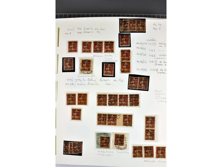 1920/22, umfangreiche ungebrauchte/postfrische und gestempelte Sammlung ab Germania mit u.a. Mi.-Nr. 10(4),11(5), 12(5) und 1