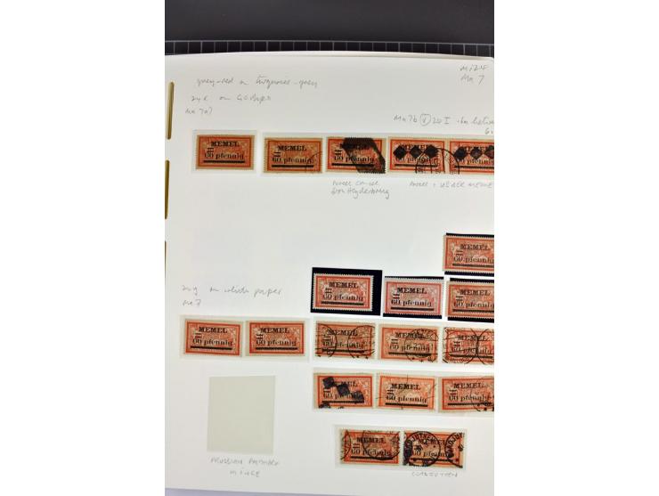 1920/22, umfangreiche ungebrauchte/postfrische und gestempelte Sammlung ab Germania mit u.a. Mi.-Nr. 10(4),11(5), 12(5) und 1