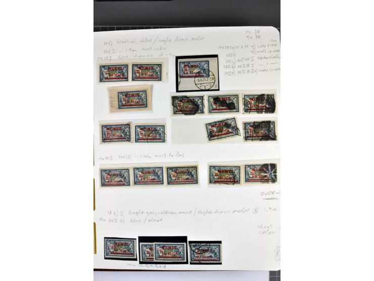 1920/22, umfangreiche ungebrauchte/postfrische und gestempelte Sammlung ab Germania mit u.a. Mi.-Nr. 10(4),11(5), 12(5) und 1