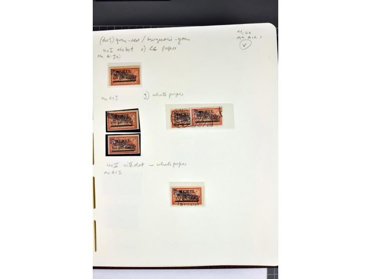 1920/22, umfangreiche ungebrauchte/postfrische und gestempelte Sammlung ab Germania mit u.a. Mi.-Nr. 10(4),11(5), 12(5) und 1