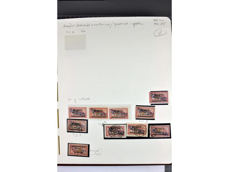 1920/22, umfangreiche ungebrauchte/postfrische und gestempelte Sammlung ab Germania mit u.a. Mi.-Nr. 10(4),11(5), 12(5) und 1