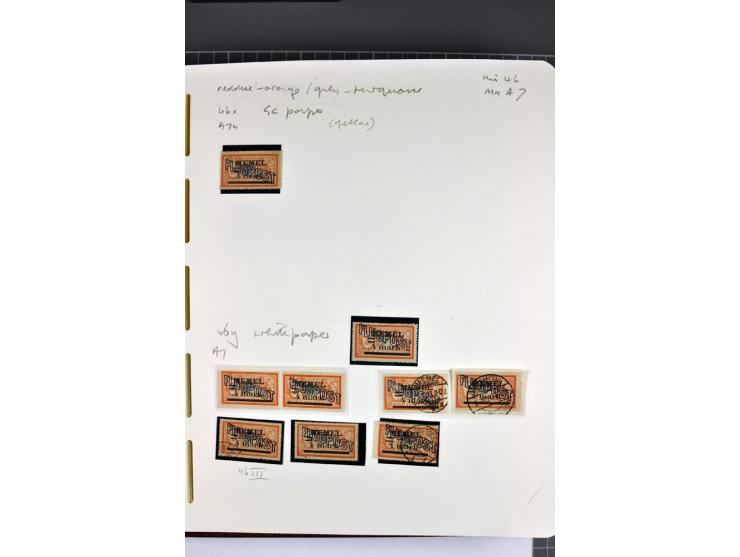 1920/22, umfangreiche ungebrauchte/postfrische und gestempelte Sammlung ab Germania mit u.a. Mi.-Nr. 10(4),11(5), 12(5) und 1