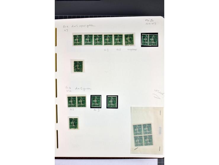 1920/22, umfangreiche ungebrauchte/postfrische und gestempelte Sammlung ab Germania mit u.a. Mi.-Nr. 10(4),11(5), 12(5) und 1