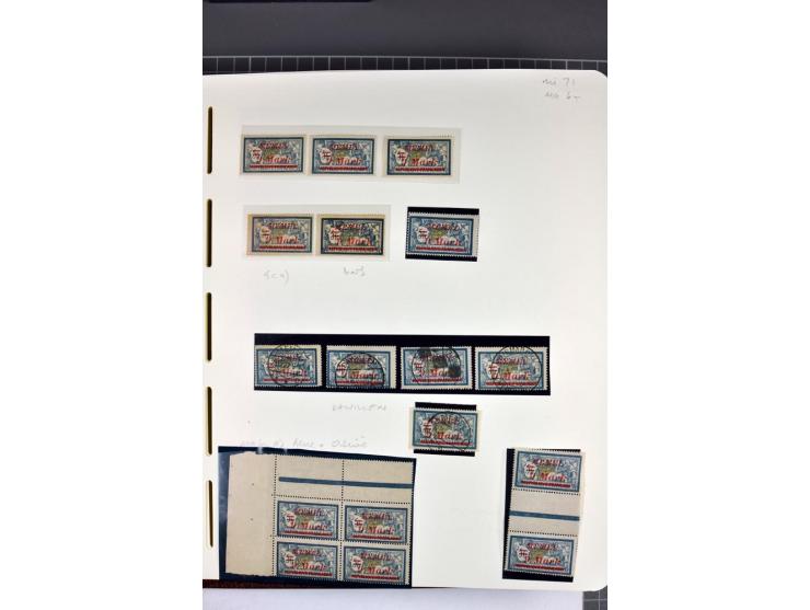1920/22, umfangreiche ungebrauchte/postfrische und gestempelte Sammlung ab Germania mit u.a. Mi.-Nr. 10(4),11(5), 12(5) und 1