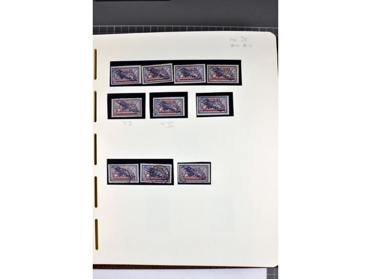 1920/22, umfangreiche ungebrauchte/postfrische und gestempelte Sammlung ab Germania mit u.a. Mi.-Nr. 10(4),11(5), 12(5) und 1