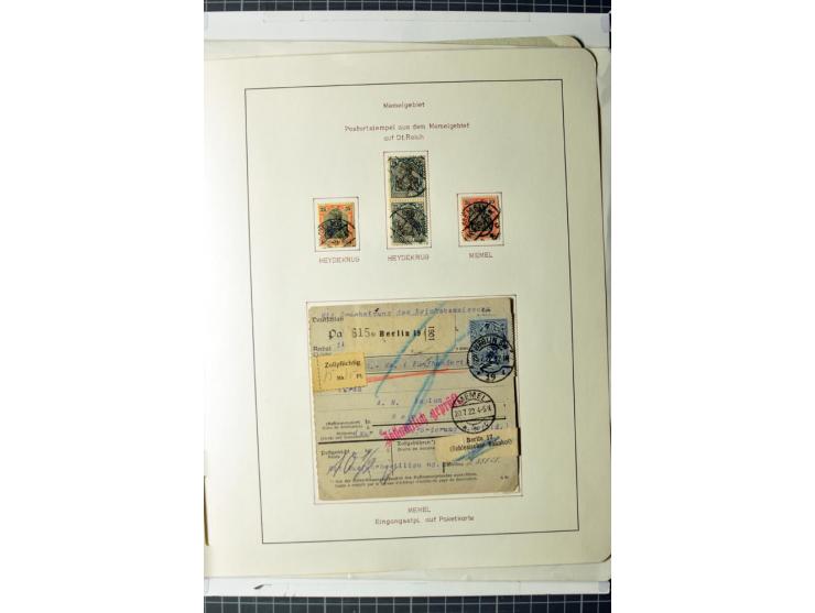 1919/39, umfangreiche Sammlung mit über 120 Briefe und Karten mit vielen Einschreiben, besseren Frankaturen und besonderen Ve