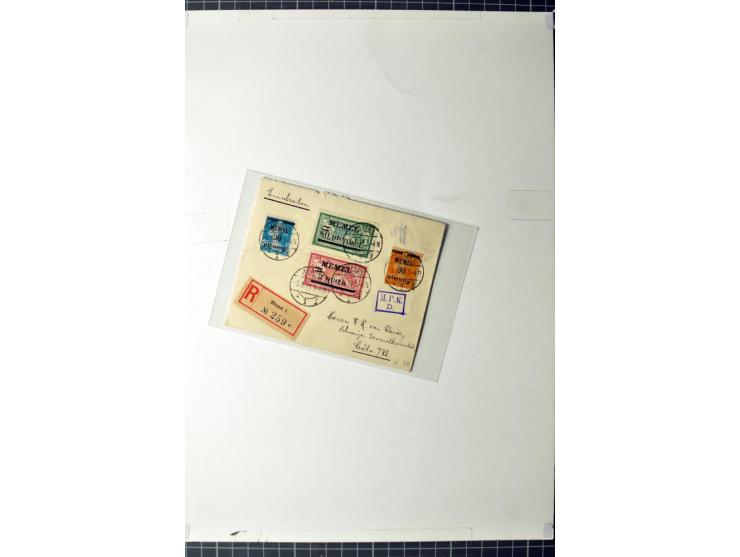 1919/39, umfangreiche Sammlung mit über 120 Briefe und Karten mit vielen Einschreiben, besseren Frankaturen und besonderen Ve