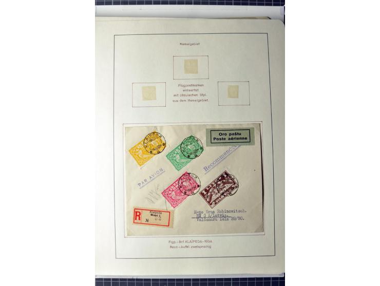 1919/39, umfangreiche Sammlung mit über 120 Briefe und Karten mit vielen Einschreiben, besseren Frankaturen und besonderen Ve