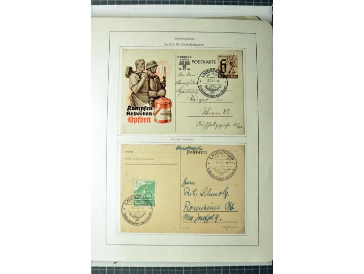 1919/39, umfangreiche Sammlung mit über 120 Briefe und Karten mit vielen Einschreiben, besseren Frankaturen und besonderen Ve