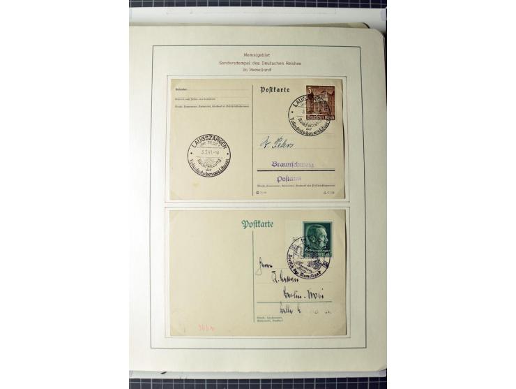 1919/39, umfangreiche Sammlung mit über 120 Briefe und Karten mit vielen Einschreiben, besseren Frankaturen und besonderen Ve