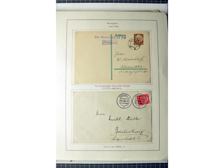 1919/39, umfangreiche Sammlung mit über 120 Briefe und Karten mit vielen Einschreiben, besseren Frankaturen und besonderen Ve