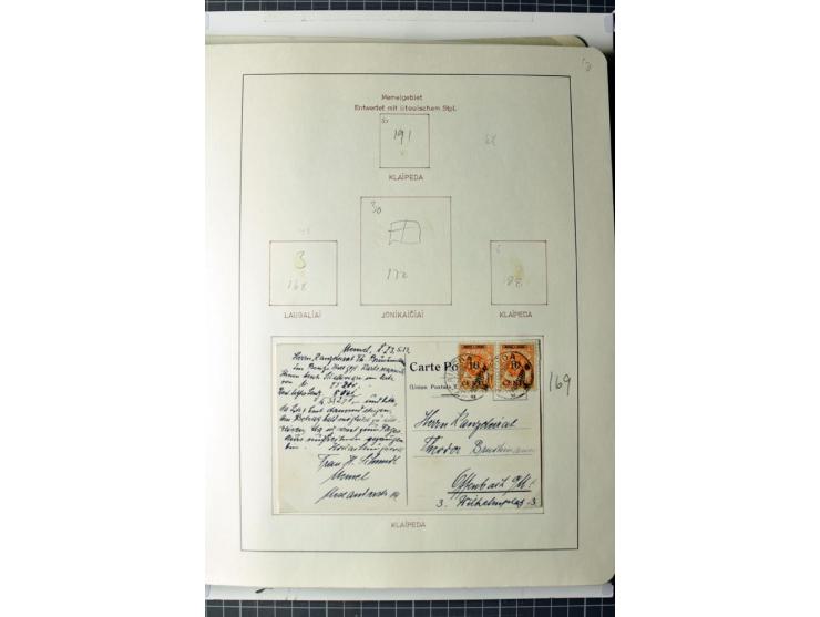 1919/39, umfangreiche Sammlung mit über 120 Briefe und Karten mit vielen Einschreiben, besseren Frankaturen und besonderen Ve