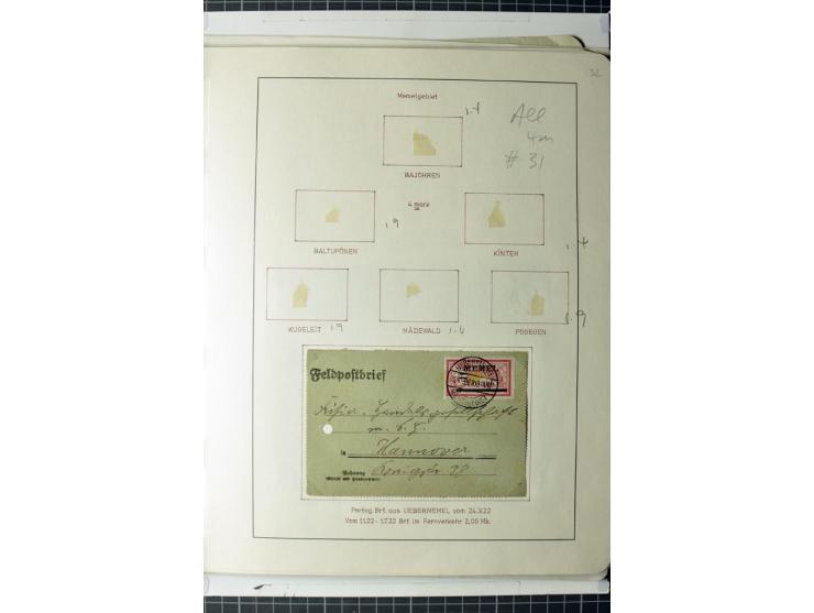 1919/39, umfangreiche Sammlung mit über 120 Briefe und Karten mit vielen Einschreiben, besseren Frankaturen und besonderen Ve
